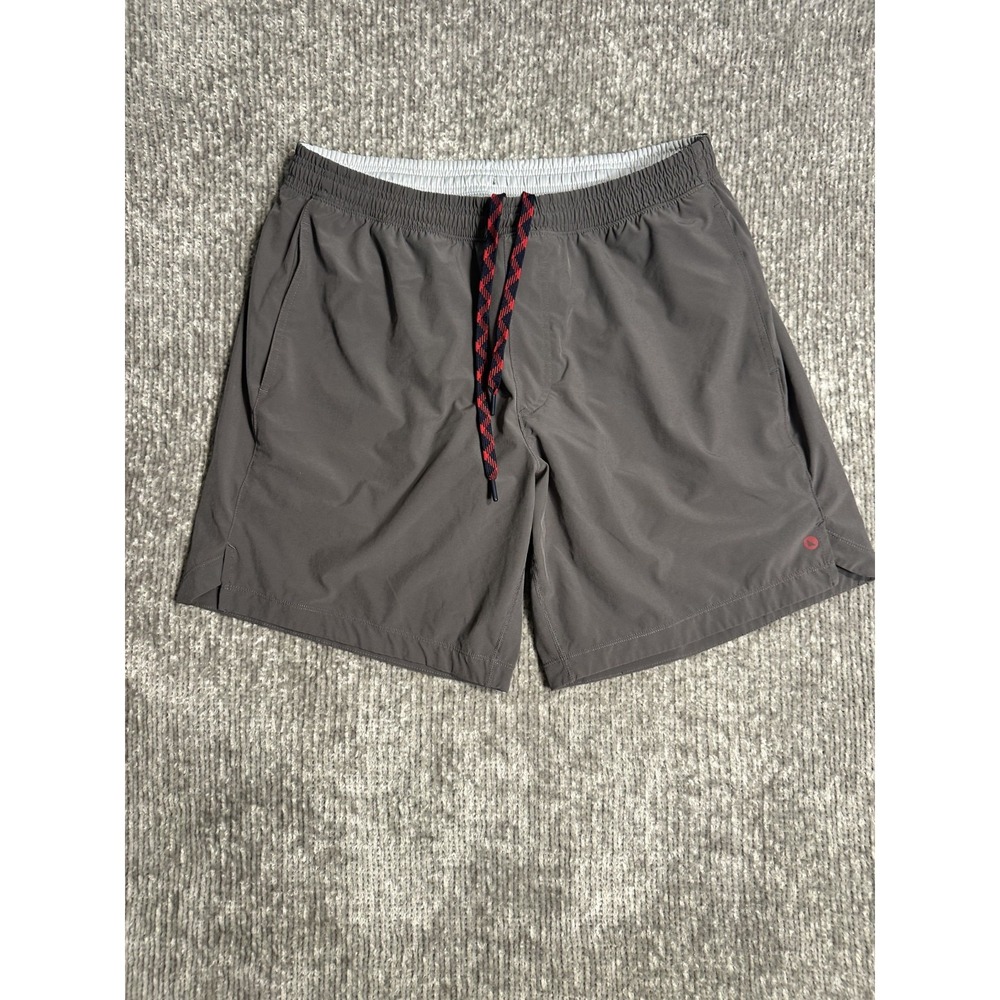 UNTUCKit Men's XL Gray Lined Soft Stretch Athletic 8" Shorts